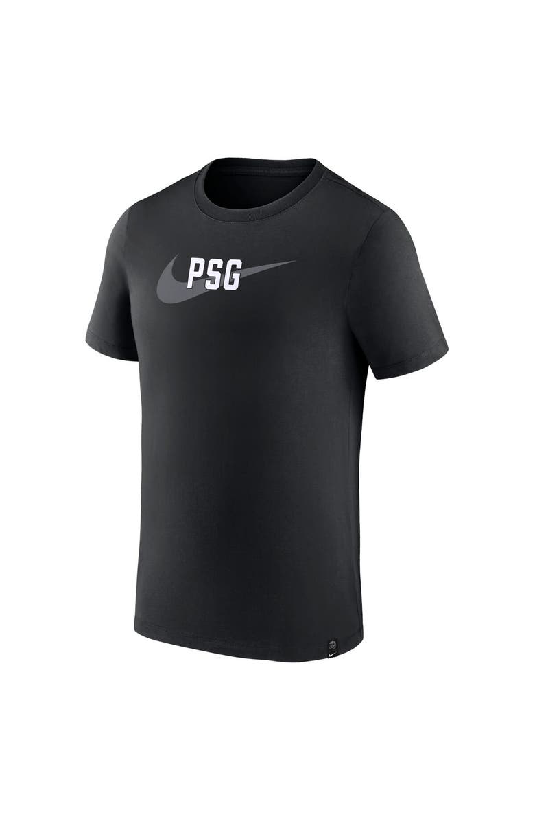Nike Men's Nike  Black Paris Saint-Germain Swoosh T-Shirt, Alternate, color, 