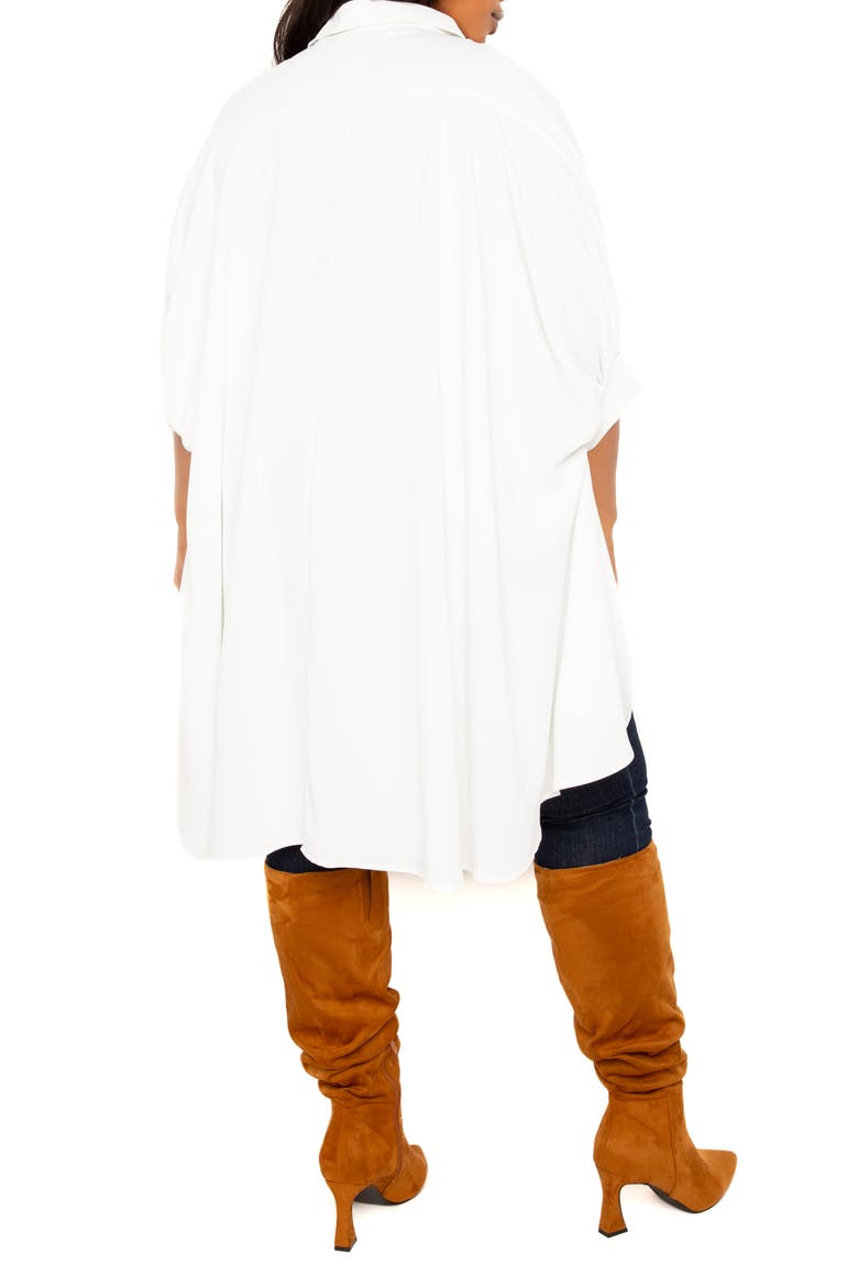 Flowy High-Low Shirt, Alternate, color, WHITE