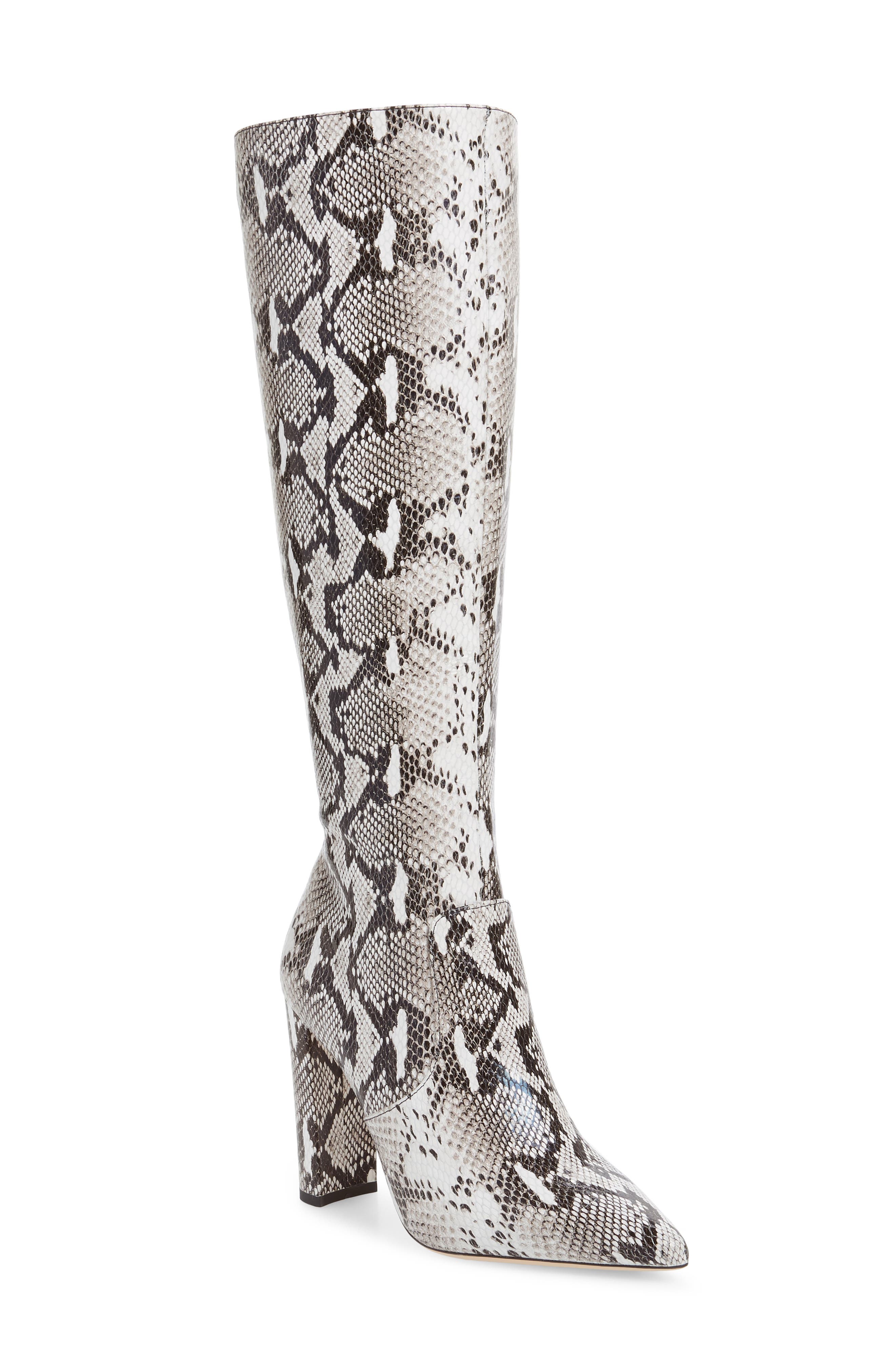 Lexie Tall Boot, Main, color, NATURAL/ SNAKE LEATHER