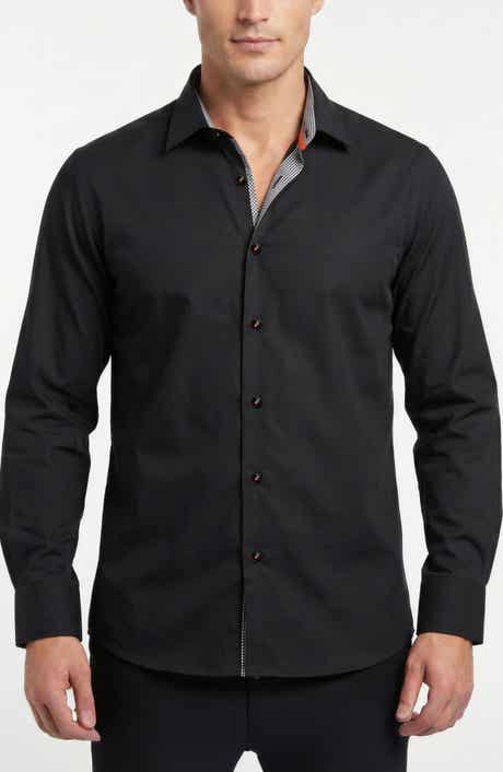 Stretch Cotton Button Shirt