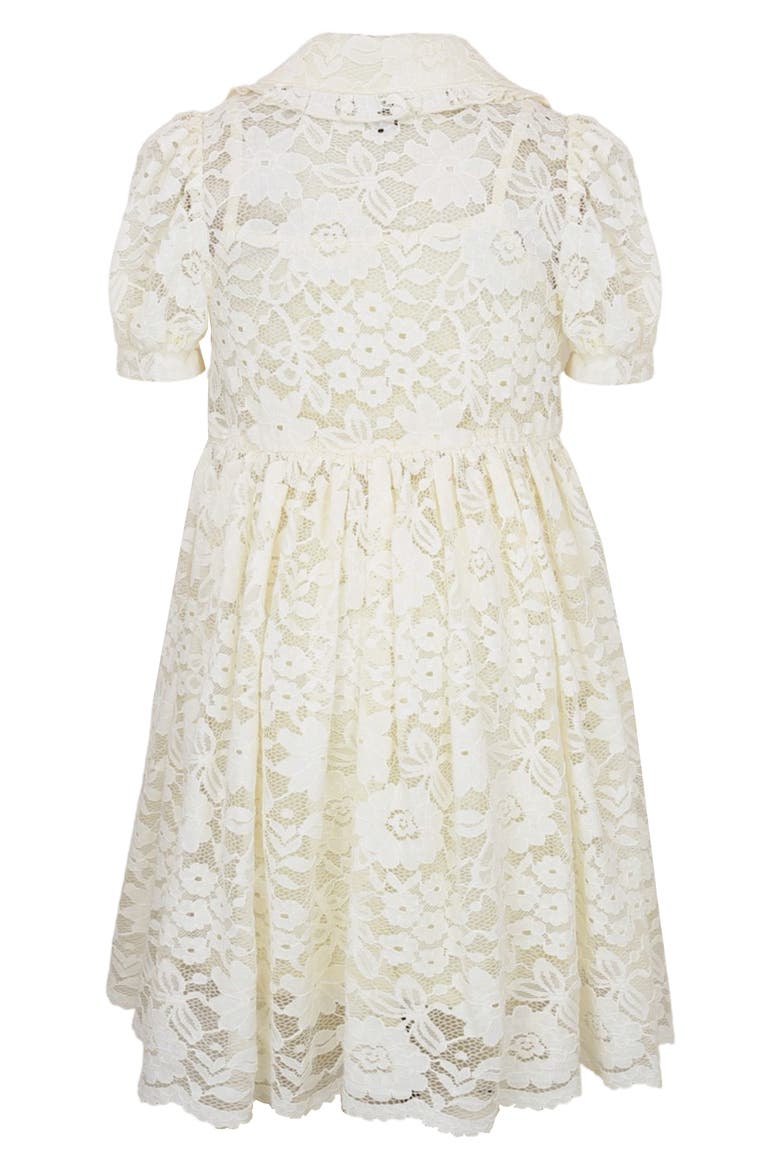 Kids' Lace Party Dress, Alternate, color, IVORY