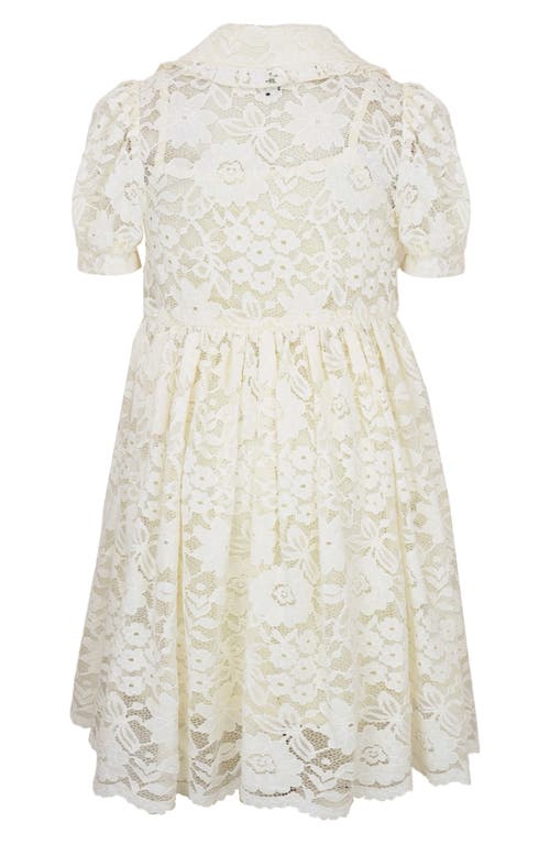 Zunie Kids' Lace Party Dress In White