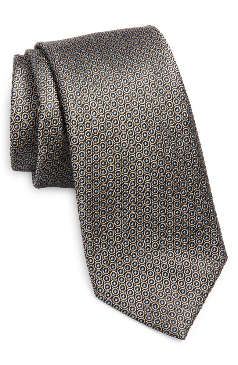 Nordstrom Winston Mini Medallion Silk Tie, Main, color, 