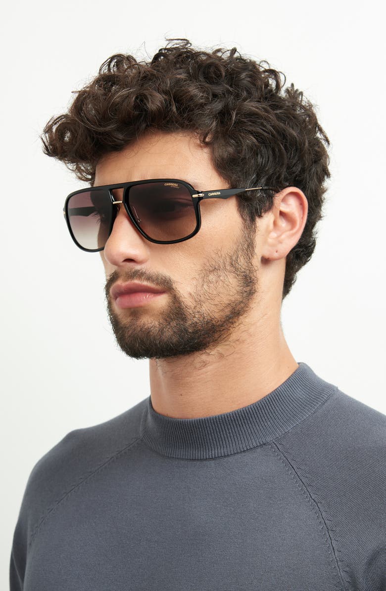 Carrera Eyewear 60mm Gradient Square Sunglasses, Alternate, color,