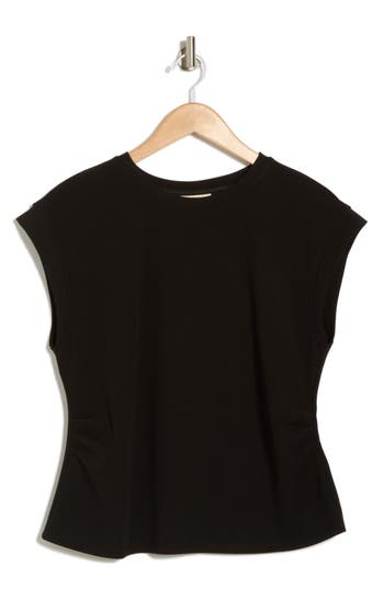 Melloday Cinched Techno Top In Black