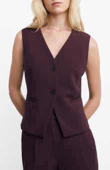 MANGO Slim Fit Suit Vest