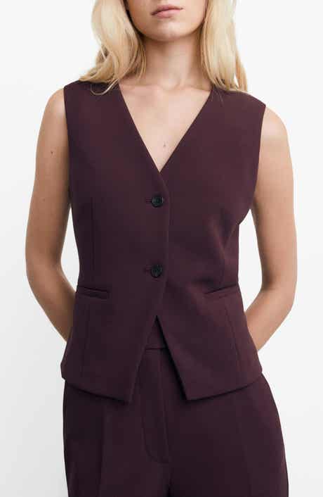 MANGO Slim Fit Suit Vest