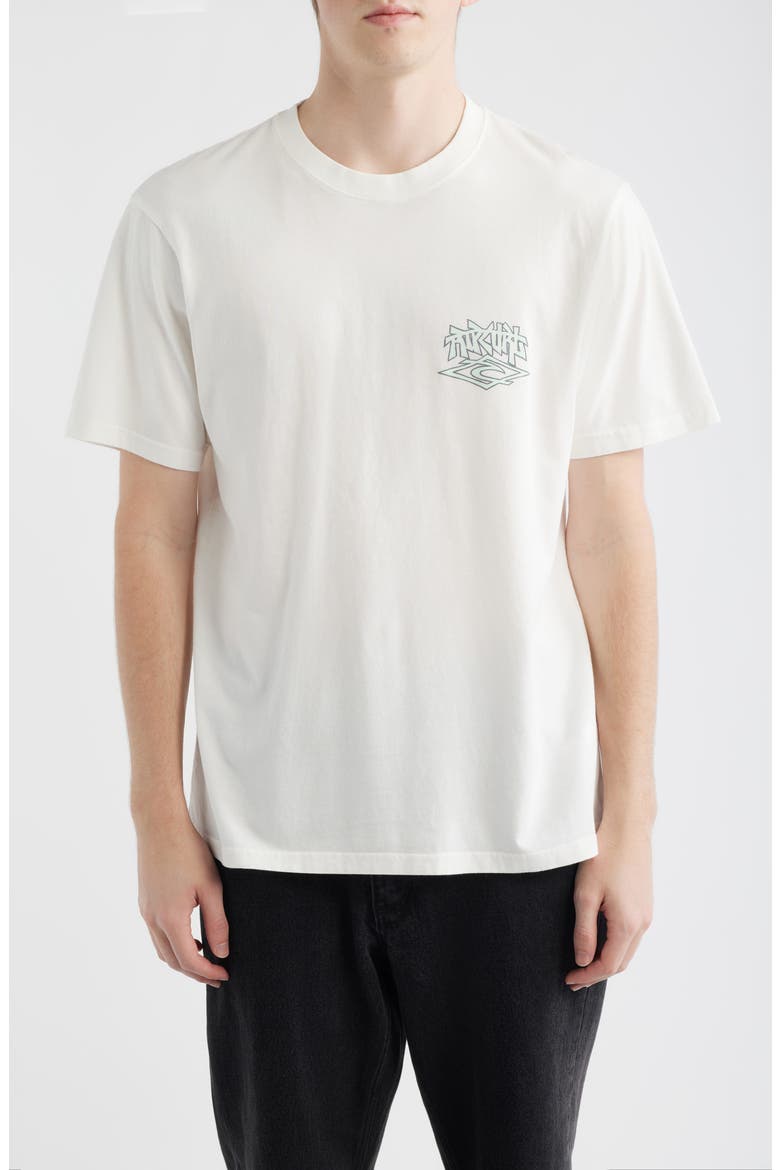 Liquid Trips Arch Cotton Graphic T-Shirt, Main, color, BONE