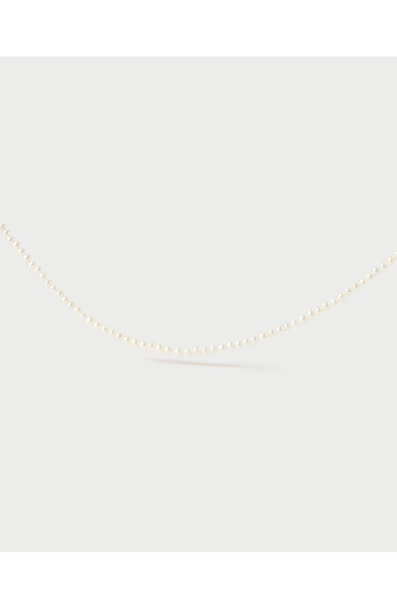 PDPAOLA La Perla Necklace, Main, color, White