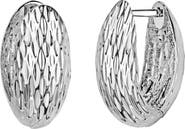 Bony Levy 14K Gold Faceted Huggie Hoop Earrings