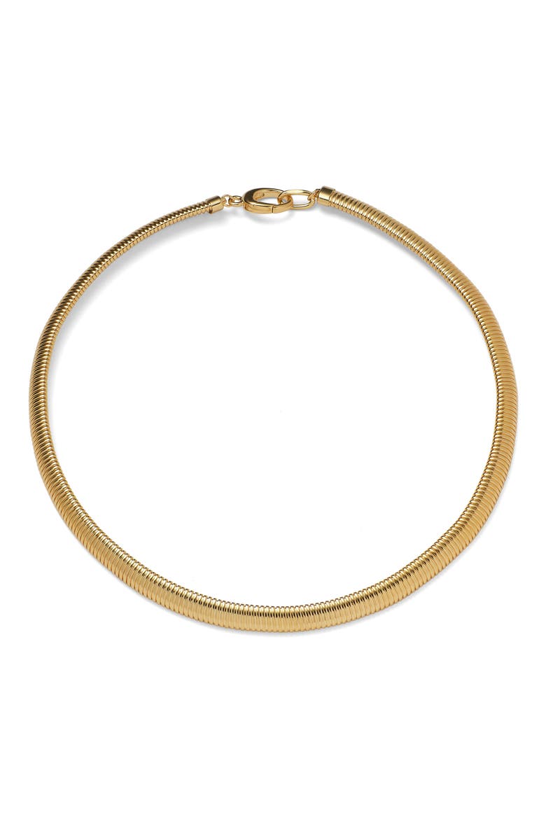 Cobra Snake Necklace, Main, color, GOLD