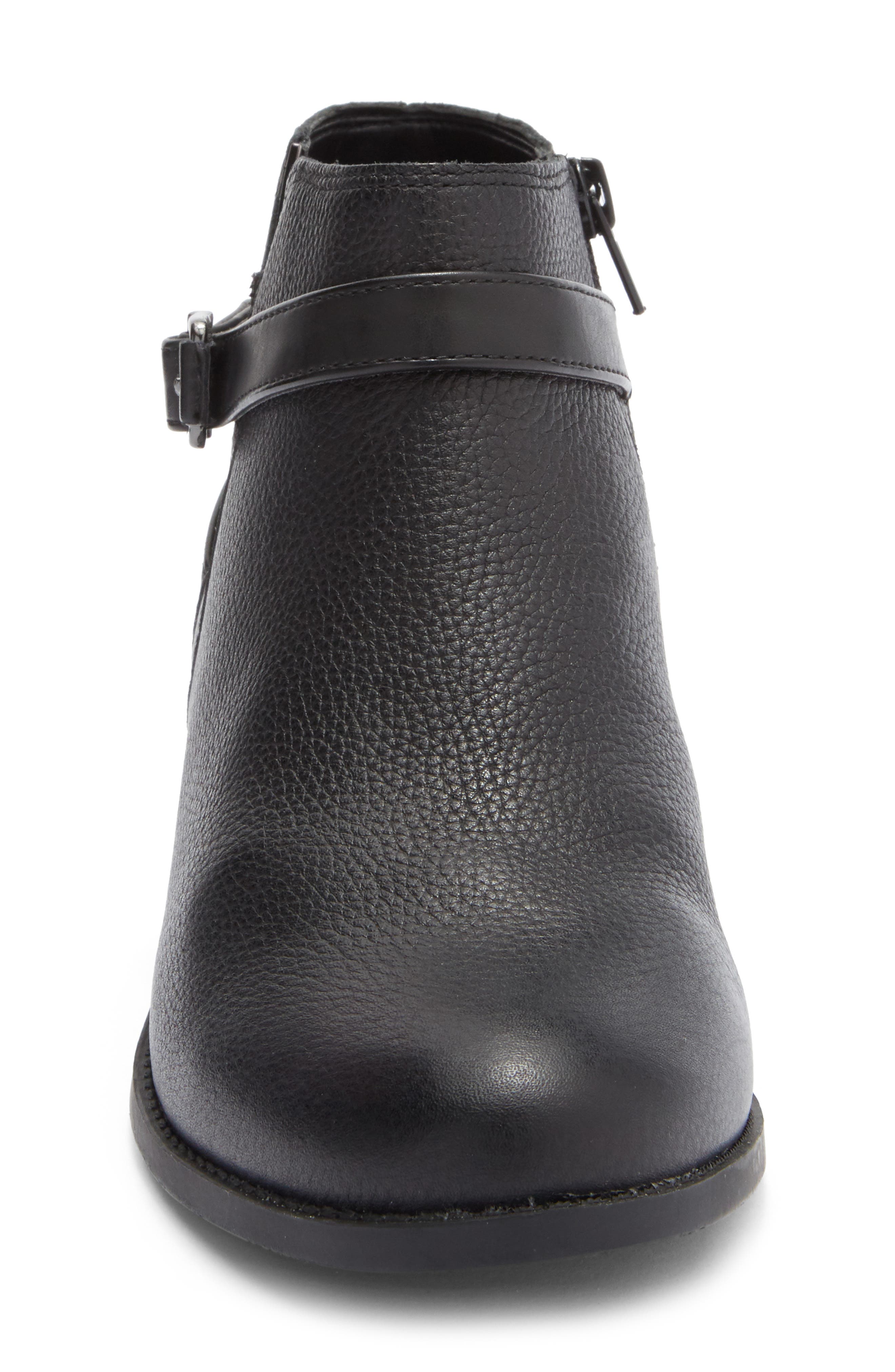 Vionic Farrah Bootie, Alternate, color, Black Leather