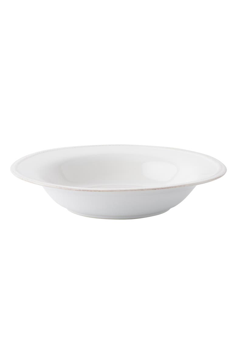 Juliska 'Berry and Thread' Rimmed Soup Bowl, Alternate, color, Whitewash