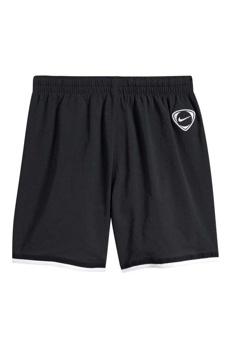 Kids' Dri-FIT Soccer Shorts, Alternate, color, OFF NOIR/ SUMMIT WHITE