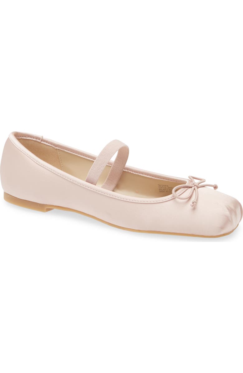 Dolce Vita Ginata Ballet Flat, Main, color, Blush Satin