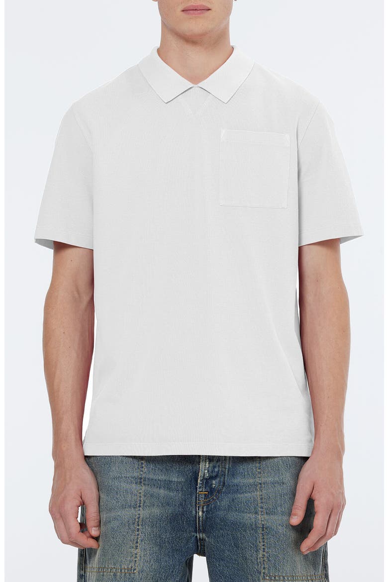 Piqué Pocket Polo, Main, color, WHITE