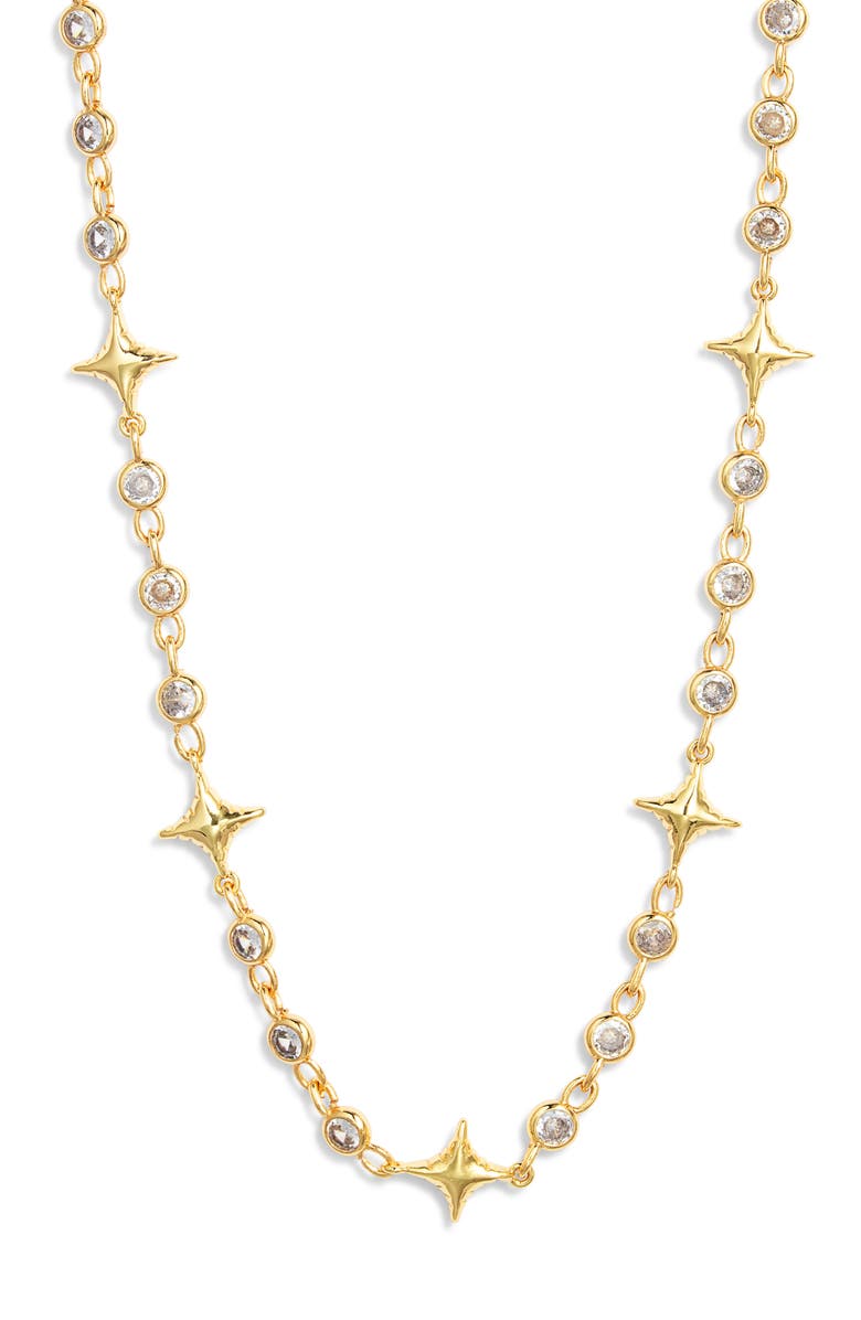 VIDAKUSH Star Power Choker Necklace, Alternate, color, Gold