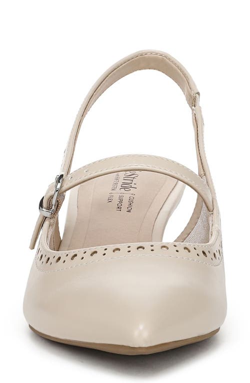 LIFESTRIDE LIFESTRIDE MARILYN SLINGBACK POINTED TOE KITTEN HEEL PUMP