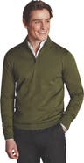 Charles Tyrwhitt Pure Merino Zip Neck Sweater