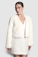 Coast Edge To Edge Faux Fur Coat