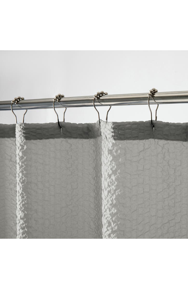 DAINTY HOME Textured Shower Curtain, Alternate, color,