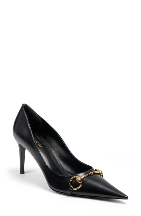 Donna Pointed Toe Horsebit Pump