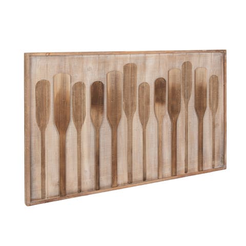 Wall Décor with Raised Paddles