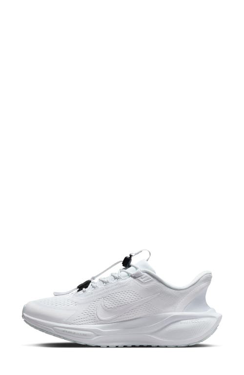 Nike Women's Pegasus Easyon Road Running Shoes In White/white/grey