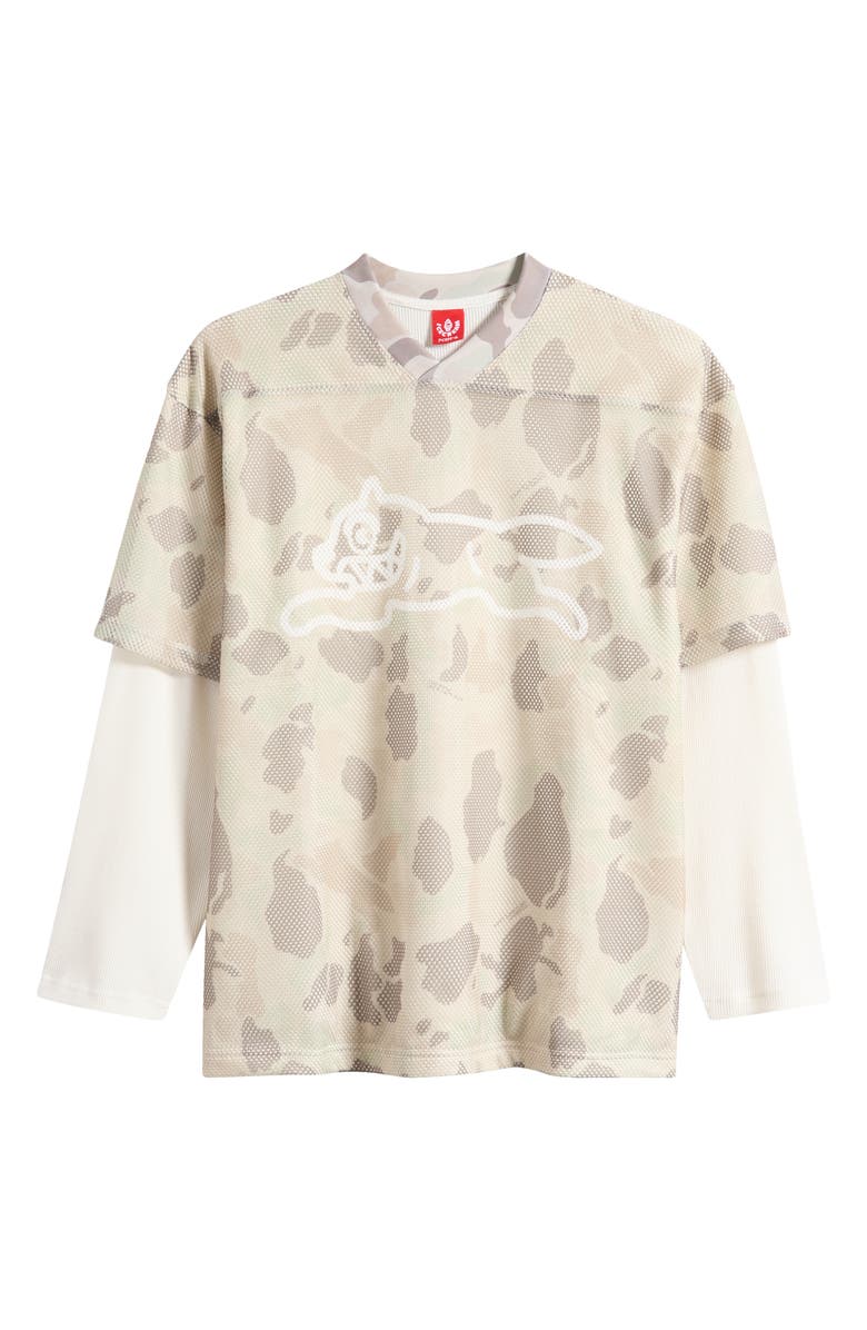 ICECREAM Chuck Layered Long Sleeve Shirt, Alternate, color, Camo