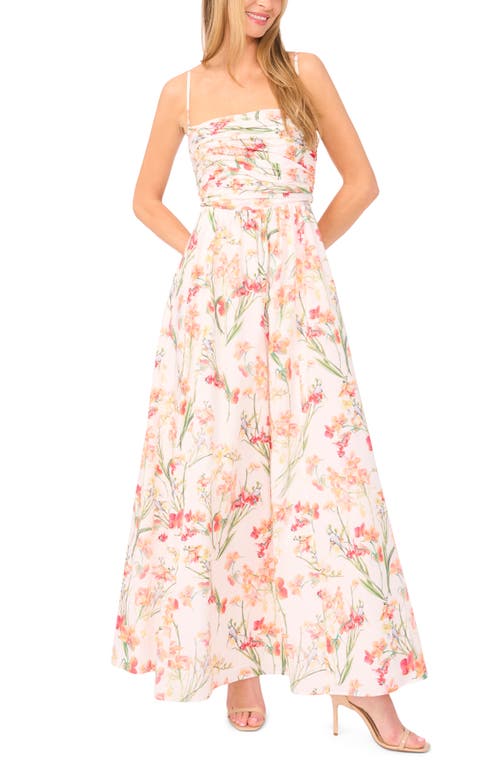 Ted Baker Nara Floral Maxi Dress In White
