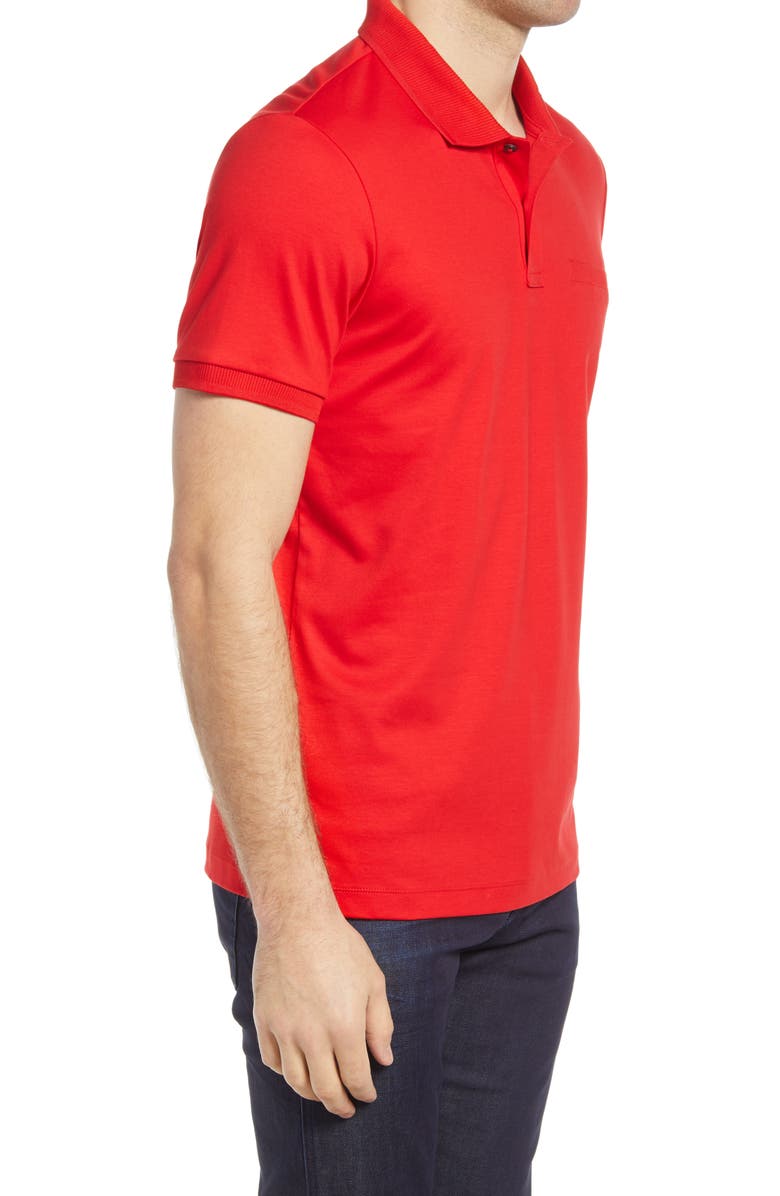 BOSS Parlay 119 Short Sleeve Polo, Alternate, color, Red