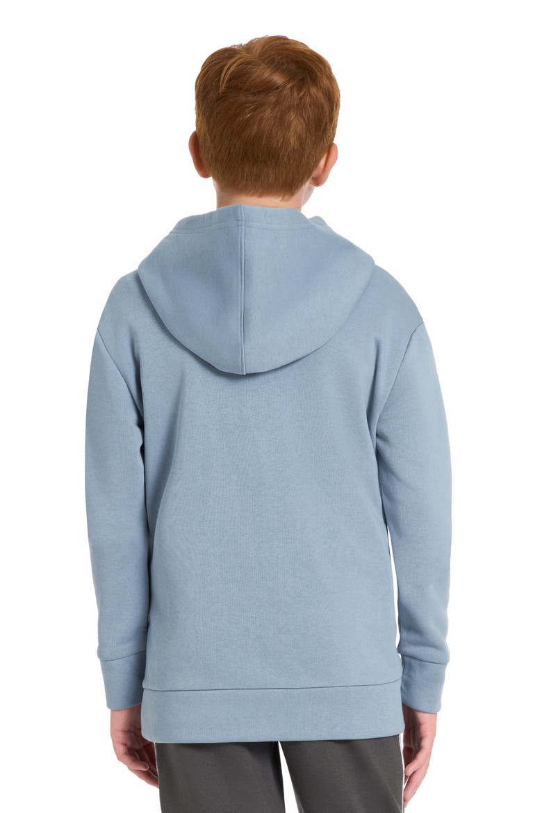 Kids' Class Pack Cotton Blend Fleece Hoodie, Alternate, color, SKY/ PEWTER