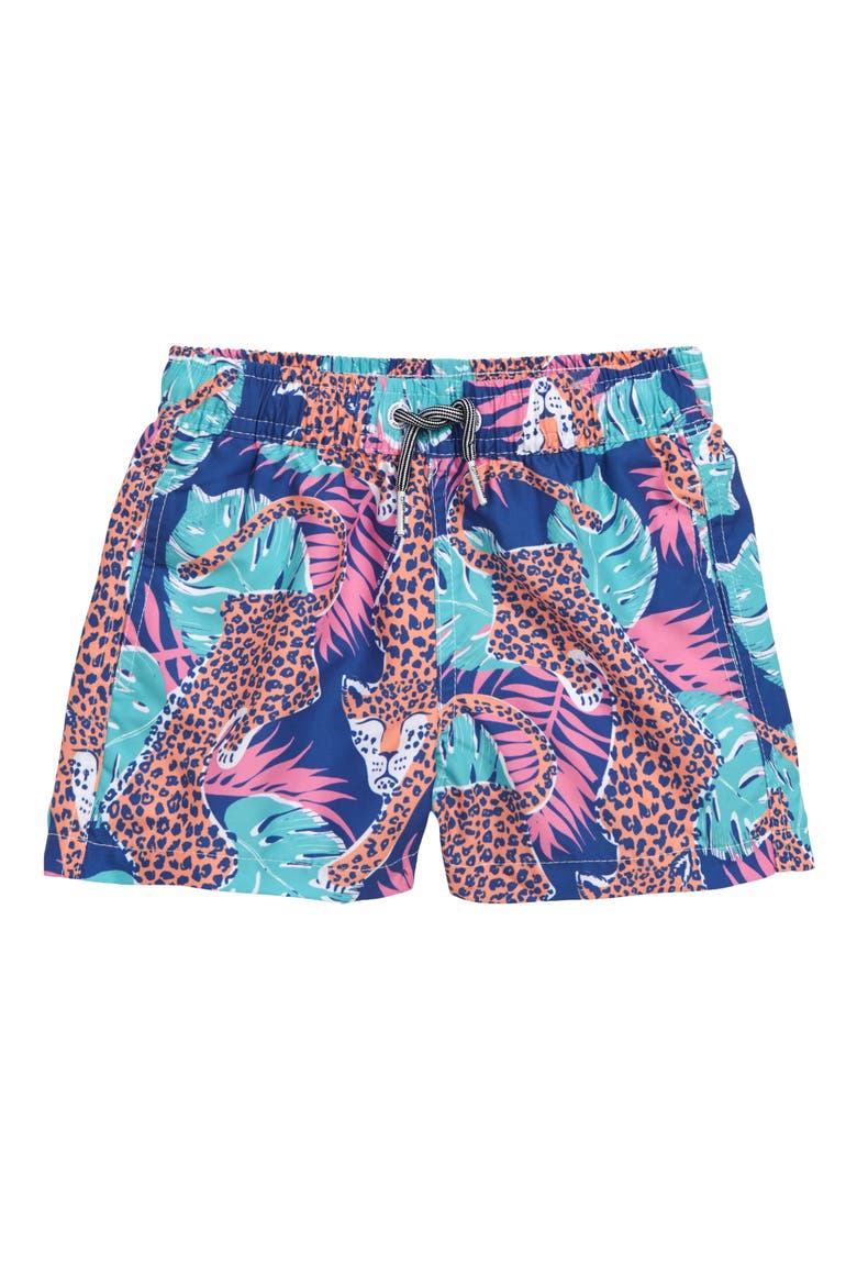 Purfect Paradise Swim Trunks, Main, color, MULTI