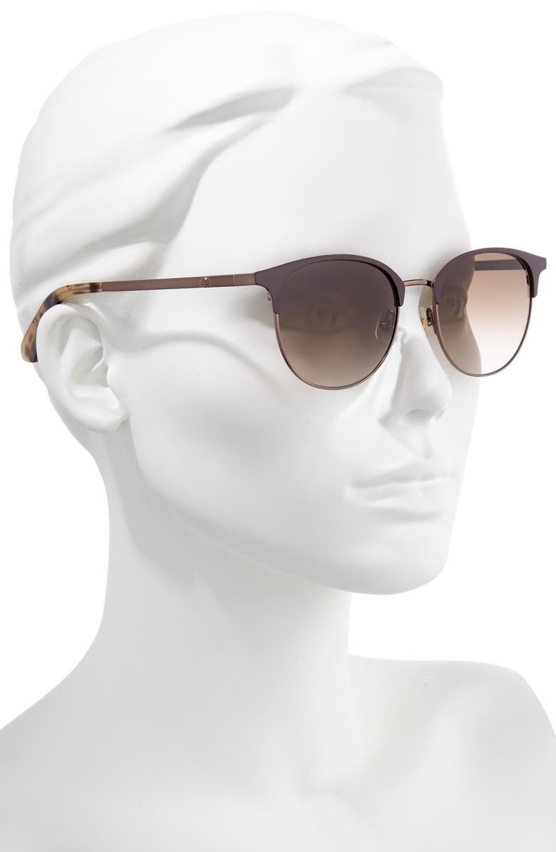 Kate Spade New York joelynn 52mm sunglasses, Alternate, color, Brown