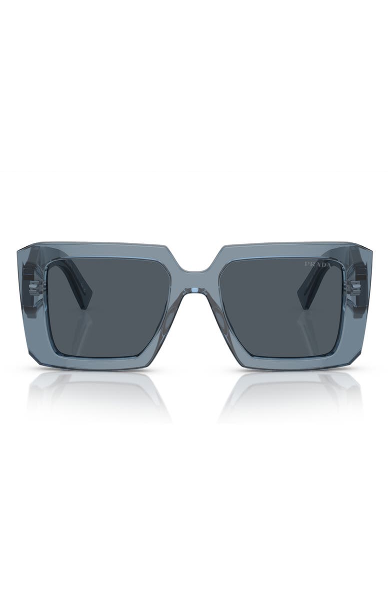 Prada 56mm Square Sunglasses, Main, color, Grey
