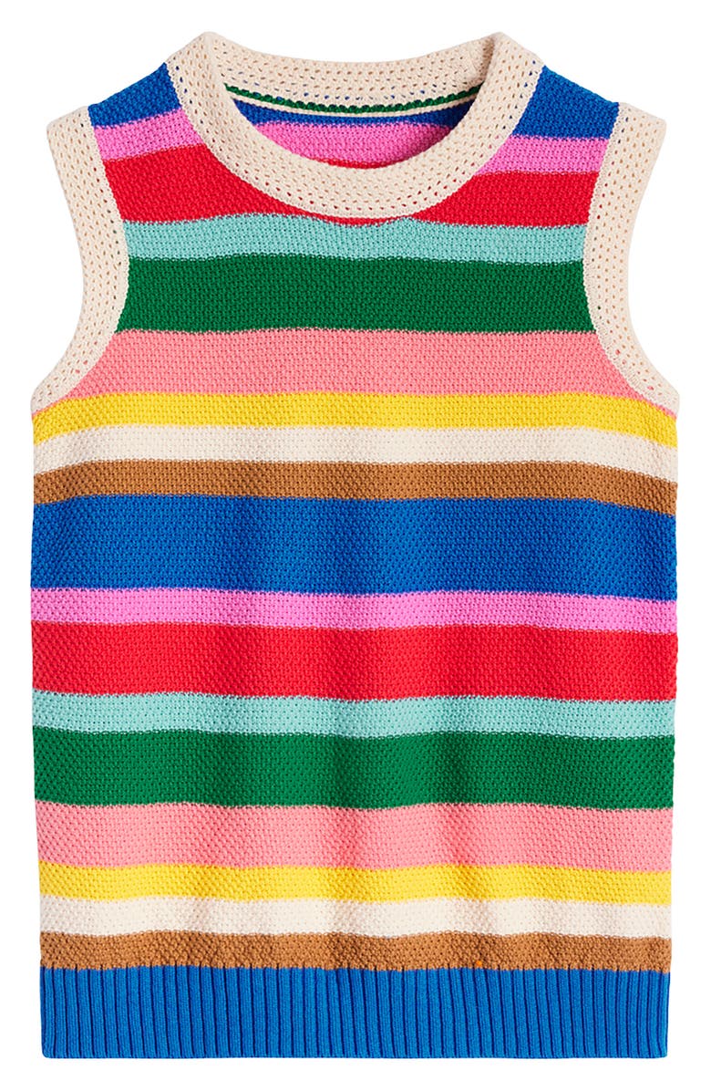 Boden Stripe Sweater Vest, Alternate, color,