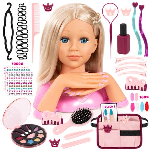 Charlene Magic Nails, Blonde, Doll Styling Head, 10.5 Inches, Kids 3+