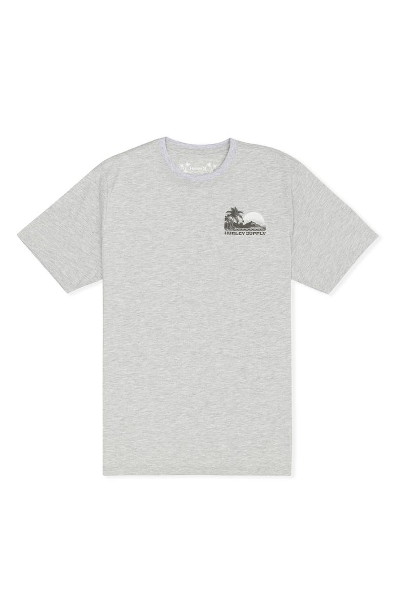 Hurley Island Scape Cotton Graphic T-Shirt, Alternate, color,