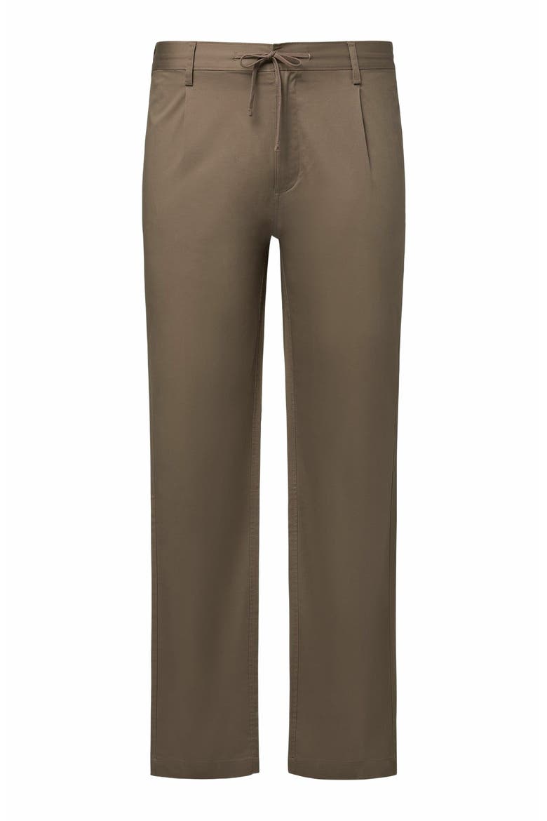 Garment Dye Cotton Drawstring Pant, Alternate, color, CINDER