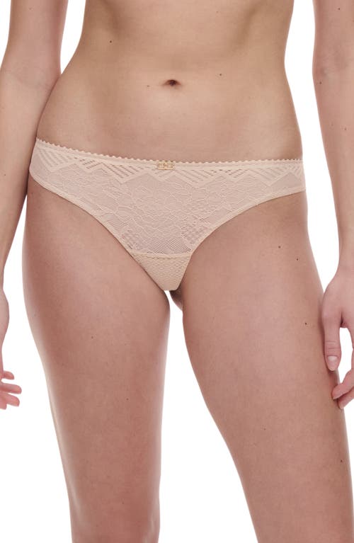 Chantelle Lingerie Origins Thong in Beige Blush at Nordstrom, Size X-Large