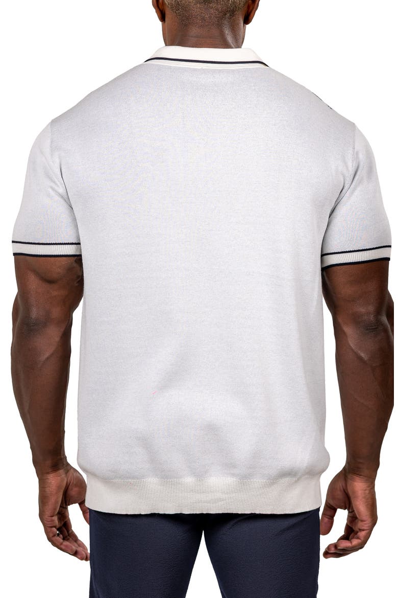 Ascension Relaxed Polo, Alternate, color, WHITE
