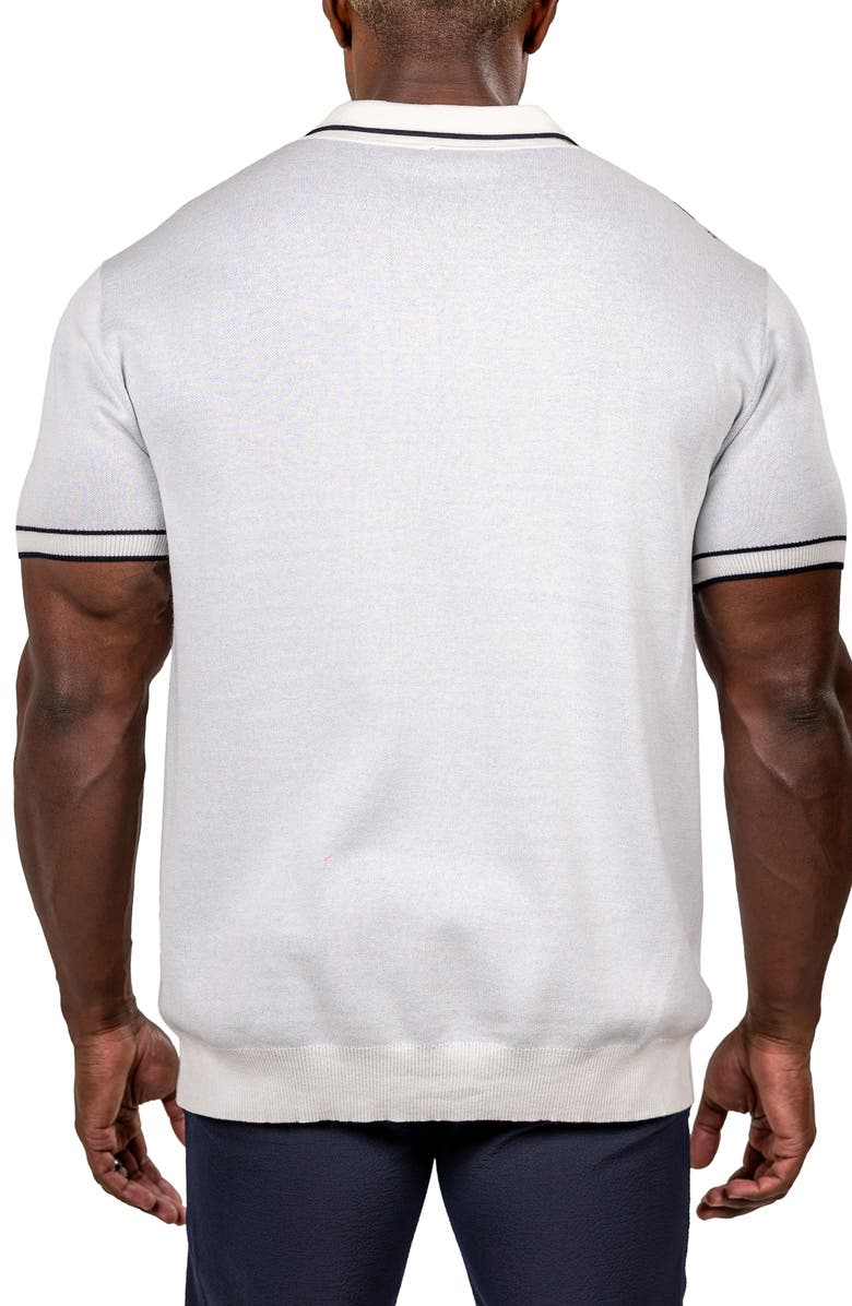 Maceoo Ascension Relaxed Polo, Alternate, color, White