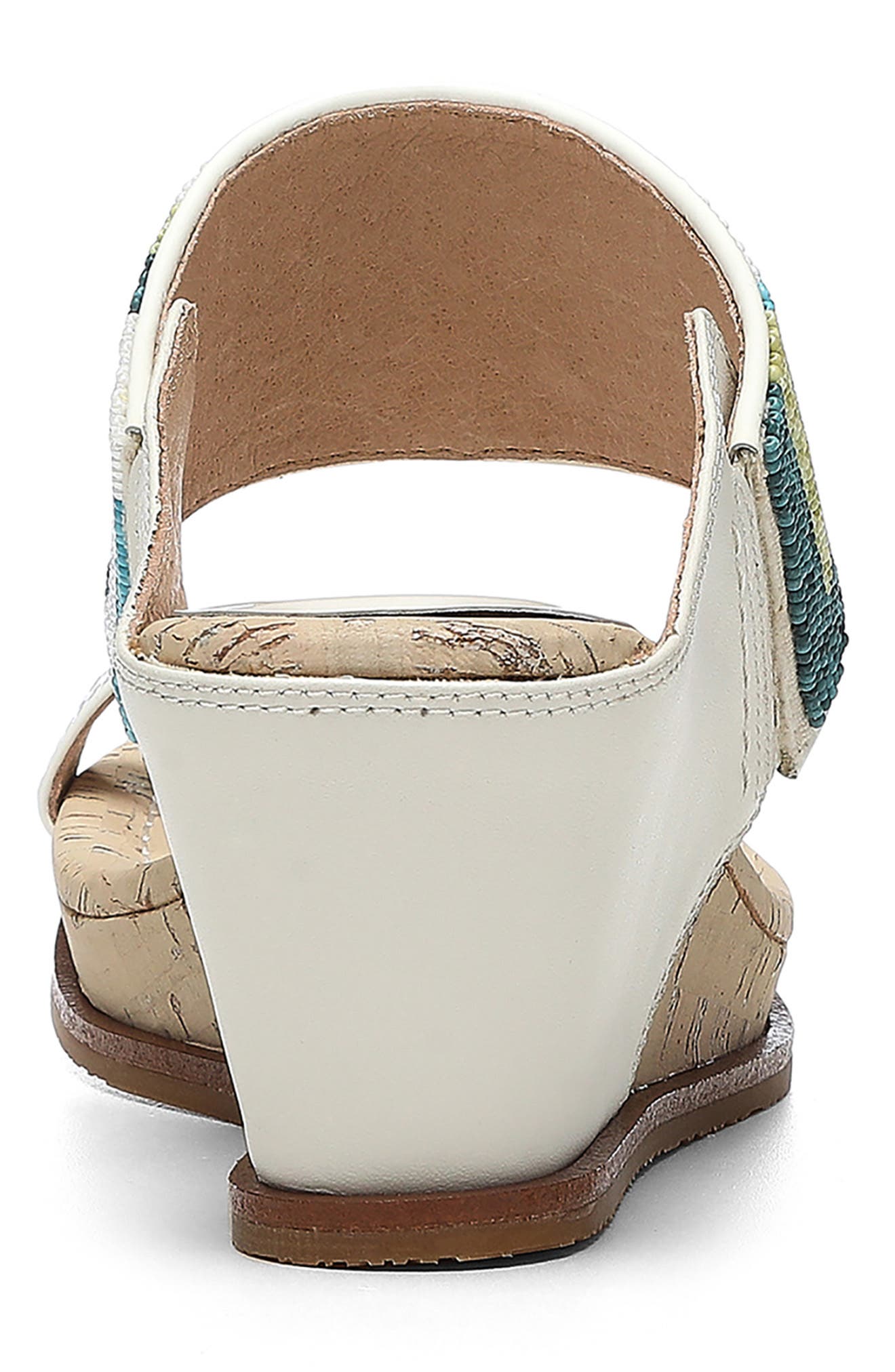 Donald Pliner Greer Wedge Slide Sandal, Alternate, color, Blue Combo