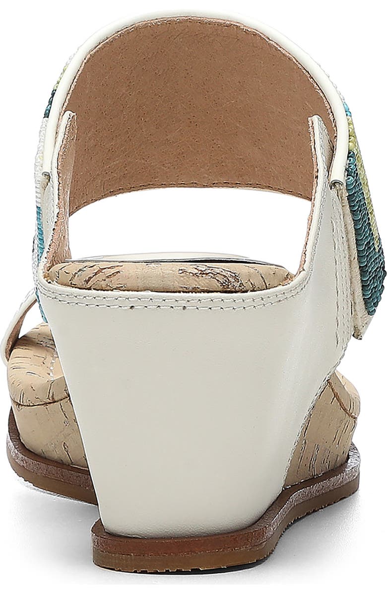 Donald Pliner Greer Wedge Slide Sandal, Alternate, color, Blue Combo