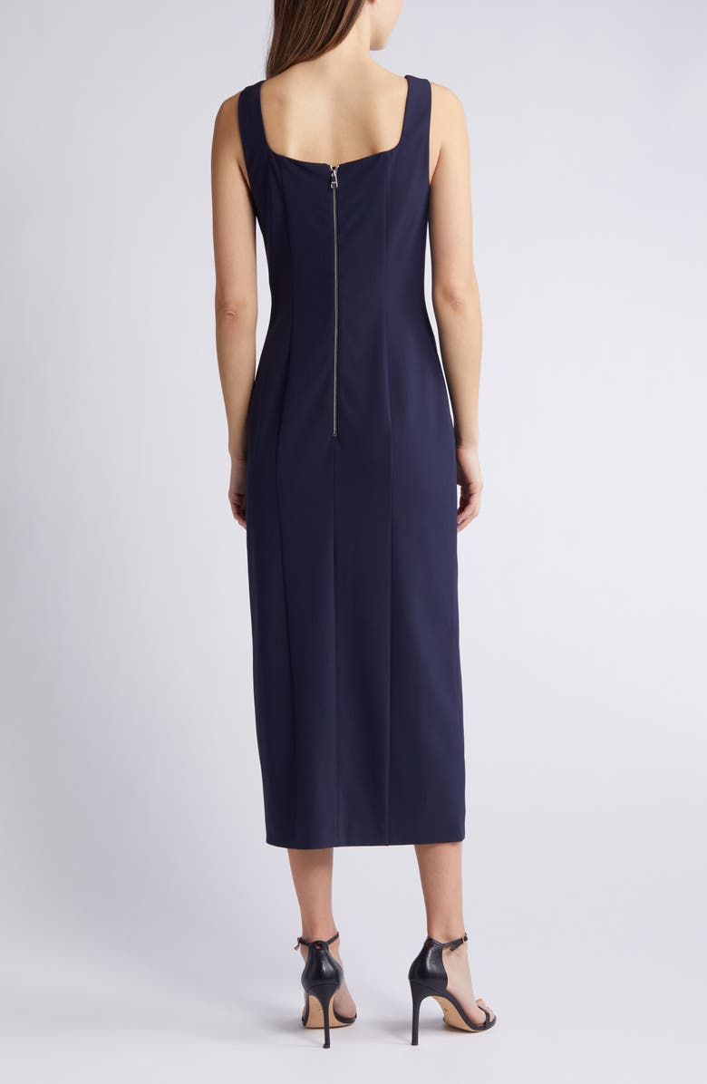 BOSS Dineza Midi Sheath Dress, Alternate, color, Dk Bu