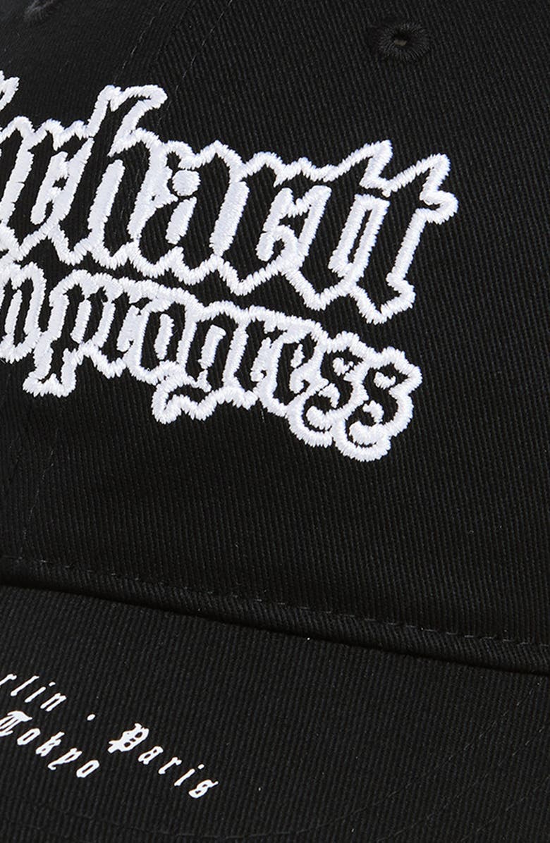 Carhartt Work In Progress World Tour Baseball Cap, Alternate, color, Black / White