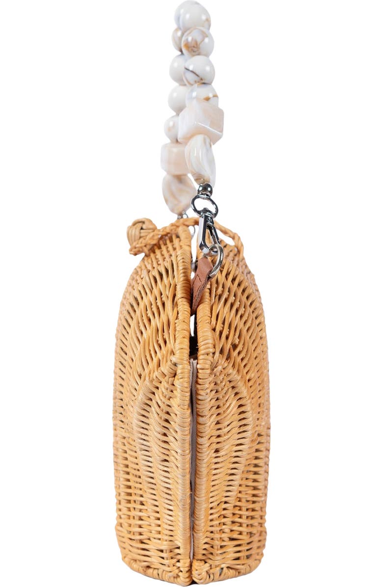 Jelavu Shellie Shell Basket Bag, Alternate, color, Marble Natural