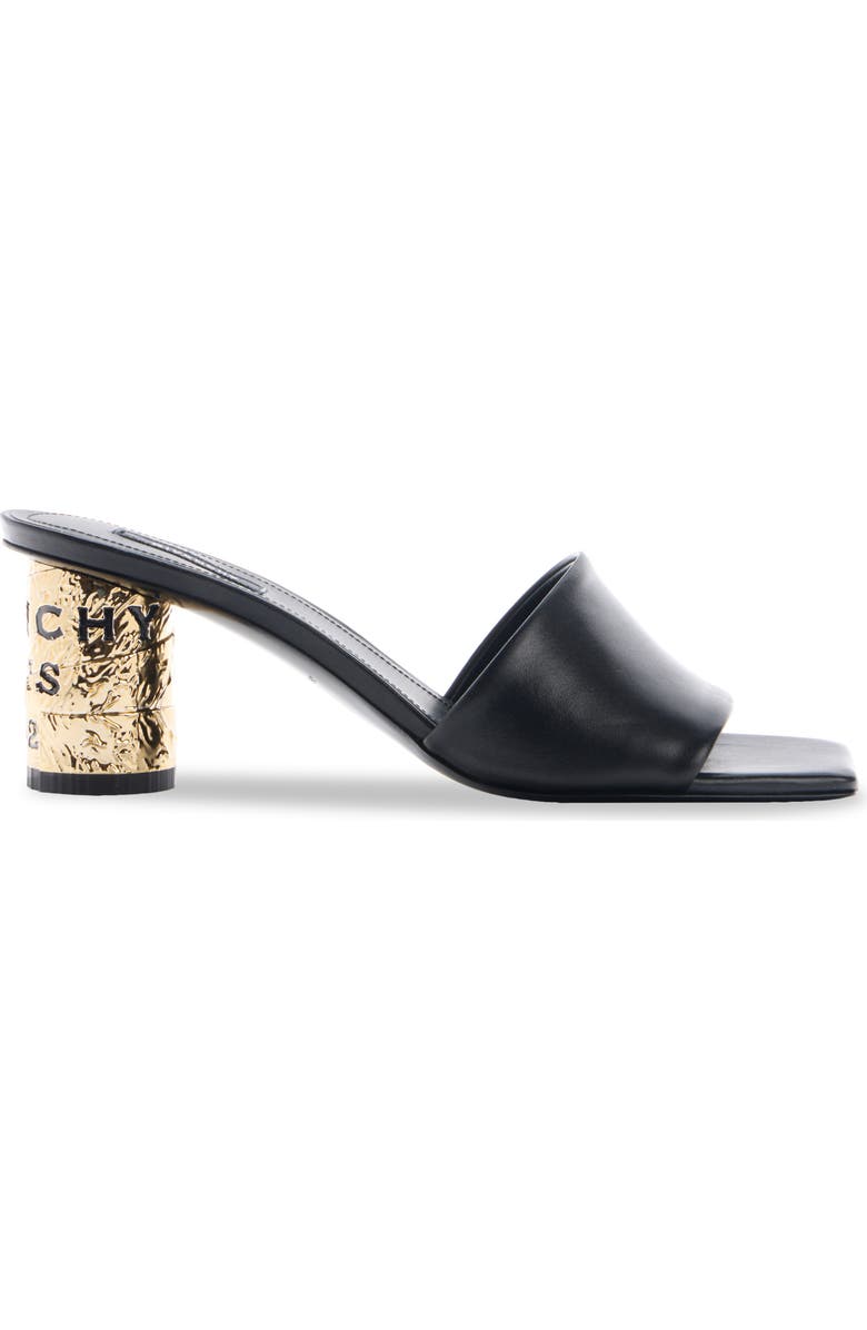 Givenchy Logo Heel Sandal, Alternate, color,