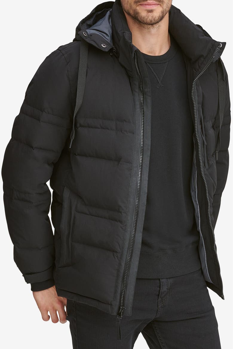 Huxley Removable Hood Jacket, Alternate, color, BLACK