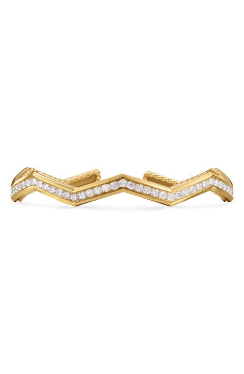 Zig Zag Stax Cuff Bracelet